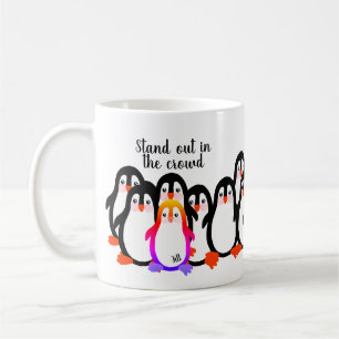 Stehen Sie in der Crowd Pinguin! Kaffeetasse
