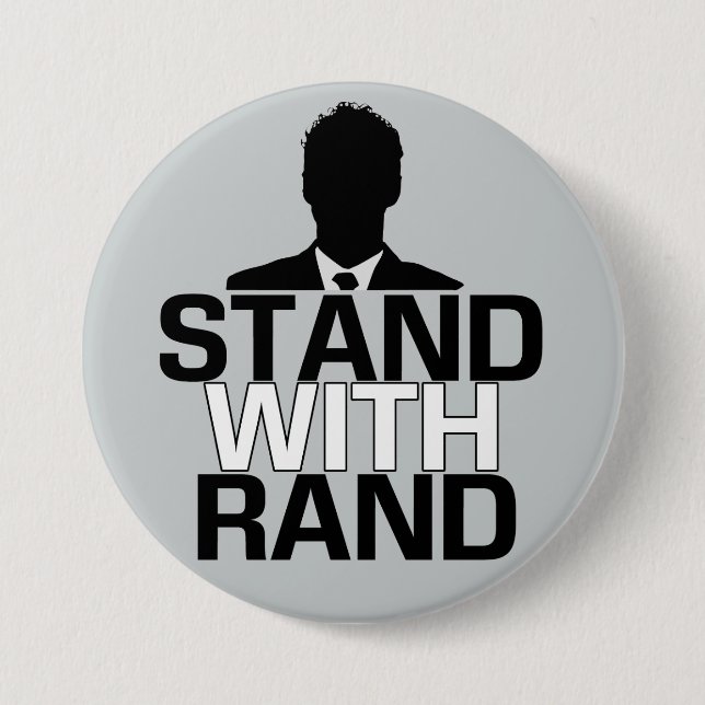 "Stehen Sie mit Knopf Rand-" - Rand-Pauls 2016 Button (Vorderseite)
