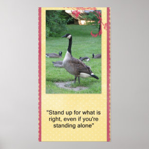 Stehen Sie oben für, was rechtes Plakat ist