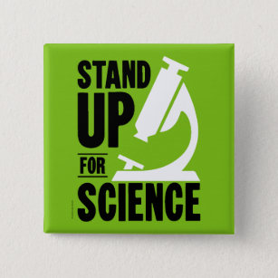 Stehen Sie oben für Wissenschafts-Mikroskop Button