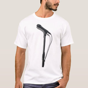 Stehen Sie oben Mikrofon-Shirt T-Shirt
