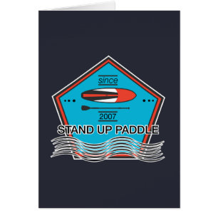 Stehen Sie oben Paddel-Plakat