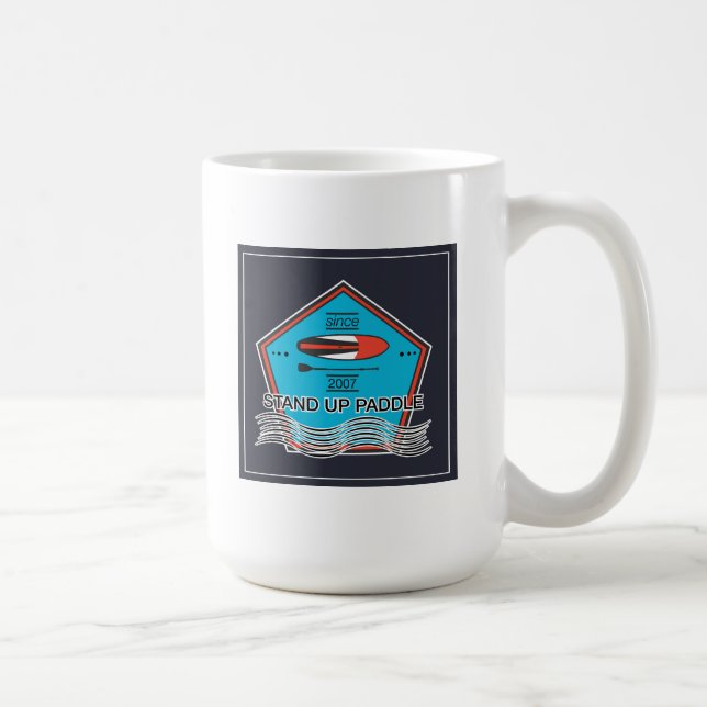 Stehen Sie oben Paddel-Plakat Kaffeetasse (Rechts)