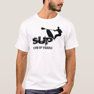 Stehen Sie oben Paddel SUP T-Shirt