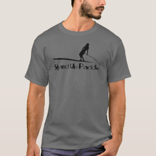 Stehen Sie oben Paddleboarding Schauer SUP T-Shirt