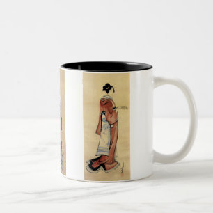 Stehend Geisha Zweifarbige Tasse