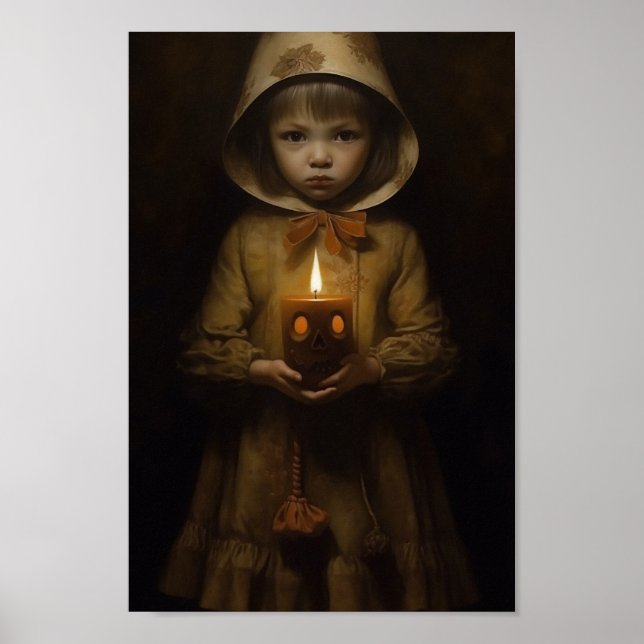 Stehend im Dunkeln Poster (Vorne)