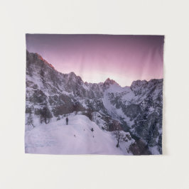Stehend im Winterwunderland Wandteppich