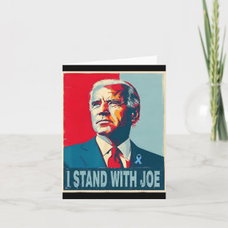 Stehend mit Joe Support Ribbon Campaign Statemen Karte