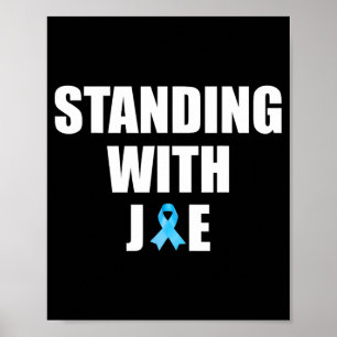 Stehend mit Joe Support Ribbon Campaign Statemen Poster