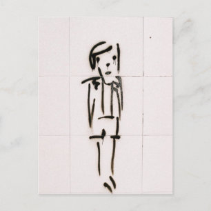 Stehend Tal Postkarte