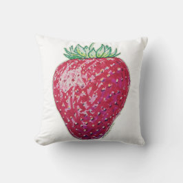 Stehende Erdbeere Kissen