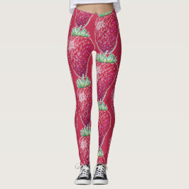 Stehende Erdbeere Leggings