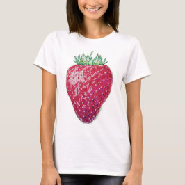 Stehende Erdbeere T-Shirt