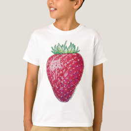 Stehende Erdbeere T-Shirt