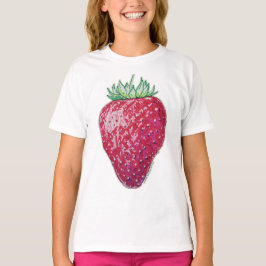 Stehende Erdbeere T-Shirt