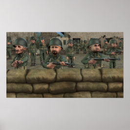 Stehende Garde - kleines Plakat