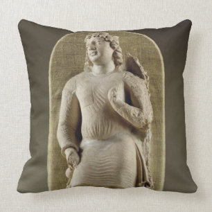 Stehende Jugend oder Maitreya, Gandhara (Stuck) Kissen