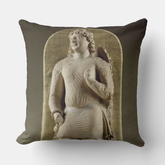 Stehende Jugend oder Maitreya, Gandhara (Stuck) Kissen (Vorderseite)