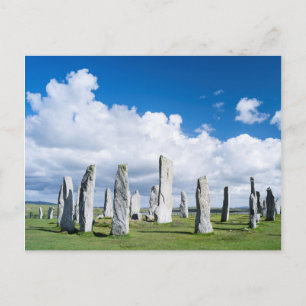 Stehende Steine des Callanish 2 Postkarte