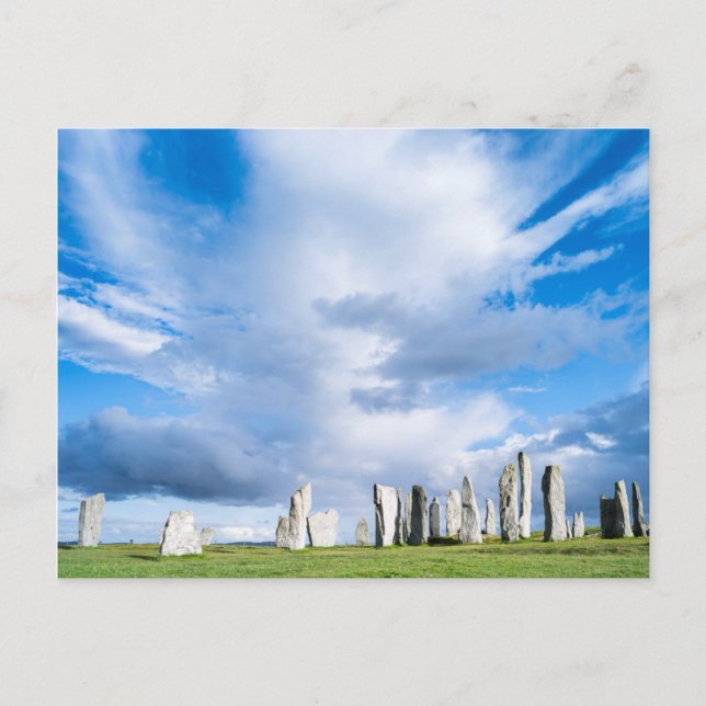 Stehende Steine von Callanish 1 Postkarte (Vorderseite)