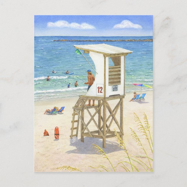 Stehende Uhr Postkarte (Vorderseite)