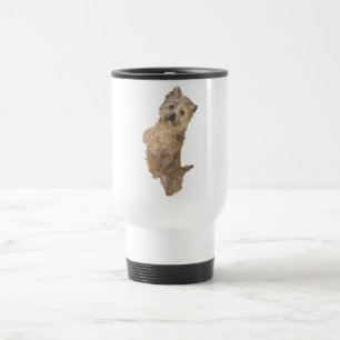 Stehender Cairn Terrier Reisebecher