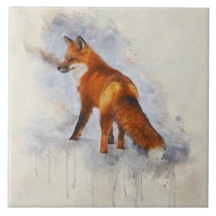 STEHENDER FUCHS FLIESE