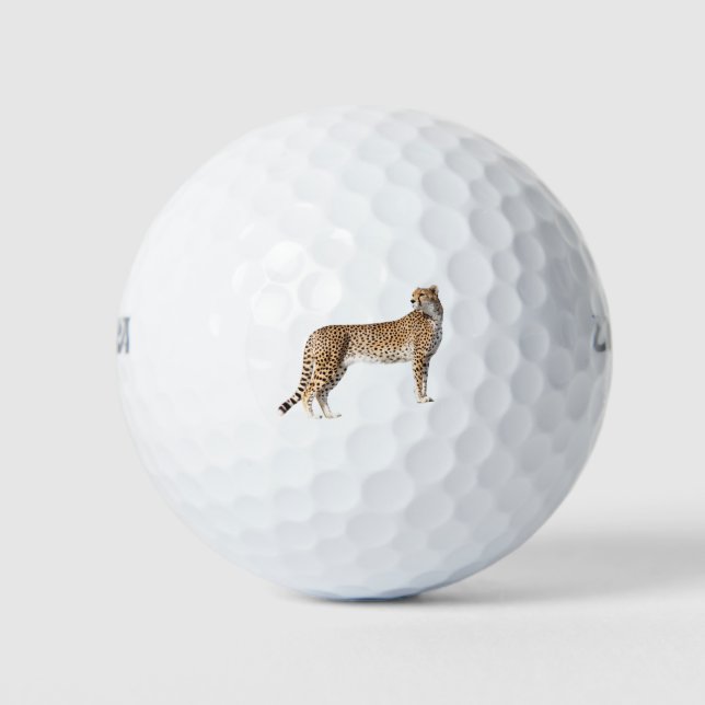 Stehender Gepard Golfball (Vorderseite)