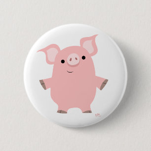 Stehender hoher Knopf des Schweins Button