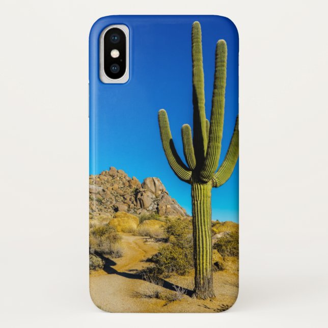 Stehender Kaktus Case-Mate iPhone Hülle (Rückseite)