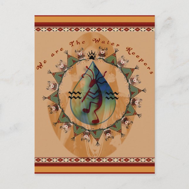 Stehender Rock Postkarte (Vorderseite)