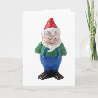 Stehendes Gnome Feiertagskarte