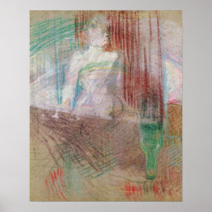 Stehendes hinteres Frau Henrides Toulouse-Lautrec Poster