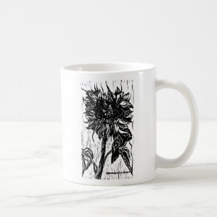 Stehendes hohes kaffeetasse