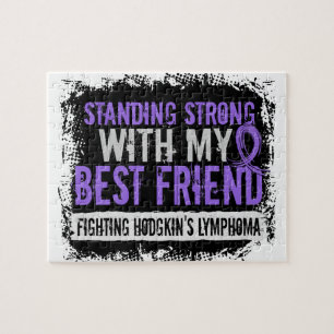 Stehendes starkes bester Freund Hodgkins Lymphom