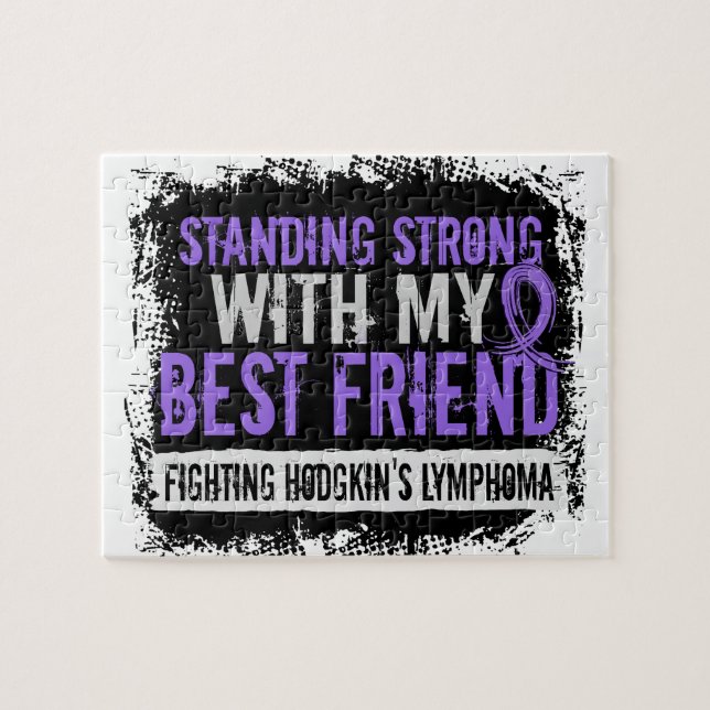 Stehendes starkes bester Freund Hodgkins Lymphom (Horizontal)