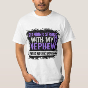 Stehendes starkes Neffe Hodgkins Lymphom T-Shirt