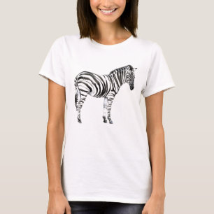 Stehendes Zebra T-Shirt