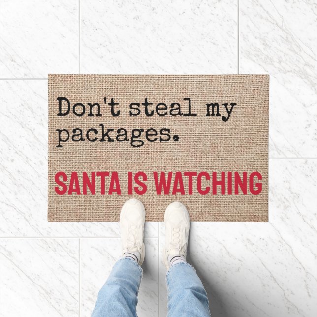 Stehlen Sie nicht meine Pakete, denn Weihnachten s Fußmatte (Indoor)