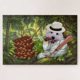 Stehlt mir nicht die Rippen! Funny Maltese Dog