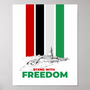 Steht für die Freiheit Poster