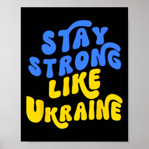 Steht mit der Ukraine1 Poster