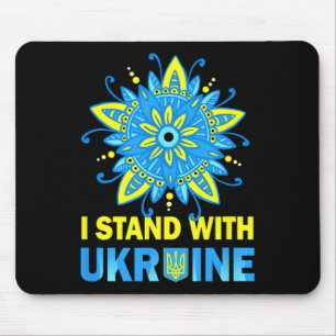 Steht mit der Ukraine-Flagge Anti-Putin Nein zum K Mousepad