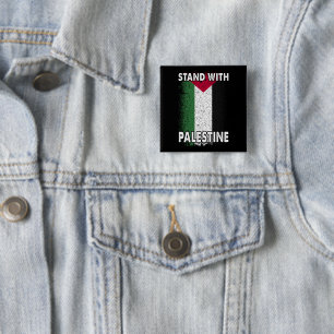 Steht mit Palästina Kostenlose palästinensische Fl Button