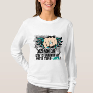 Steht nicht einen Möglichkeits-Gebärmutterkrebs T-Shirt