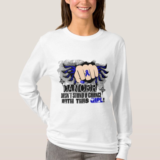 Steht nicht einen Möglichkeits-rektalen Krebs T-Shirt (Vorderseite)