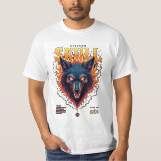 Steidon Skull - T-Shirt "Flaming Wolf"