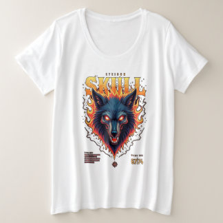 Steidon Skull - T-Shirt "Flaming Wolf"