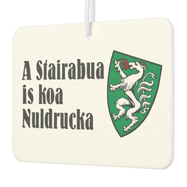 Steiermark koa Nuldrucka Wappen Autolufterfrischer (Links)
